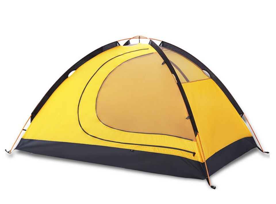 Cheap Goat Tents Ultralight 20D Nylon Camping Tent 2 Person Waterproof Outdoor Hiking Travel Tent 4 Season Backpacking Cycling Tent For Adults   